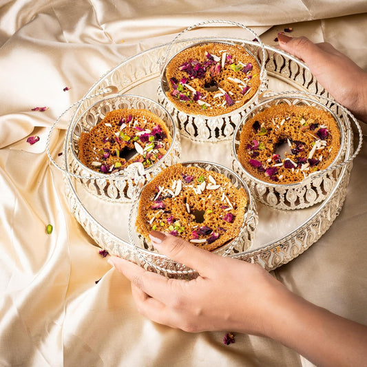 Traditional Indian Ghevar – Royal Sweets Gift Pack